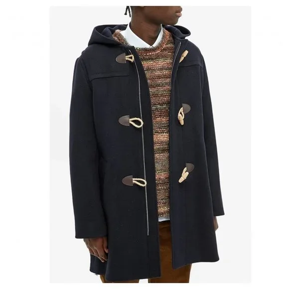 A.P.C. | Jackets & Coats | Apc Edouard Wool Hooded Toggle Coat 